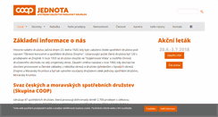 Desktop Screenshot of jednotamk.cz